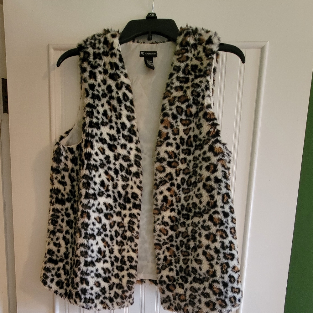 Leopard Print Vest